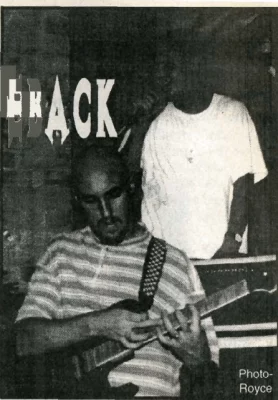 members of Nine Spine Stickleback playing a show.